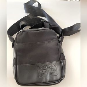 GStar black messenger bag men crossbody G-star
